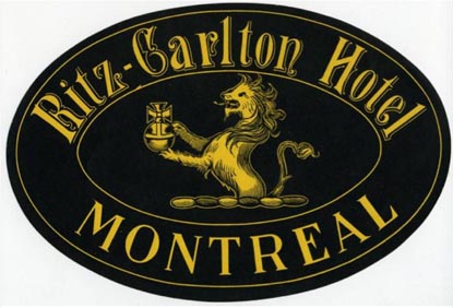 HÔTEL RITZ CARLTON MONTRÉAL